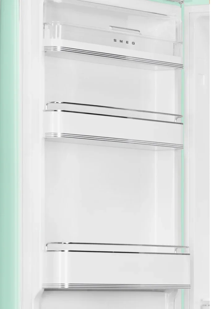 SMEG FAB32LPG6 Отдельностоящий двухдверный холодильник, стиль 50-х годов, 60 см, светло-зеленый, No-